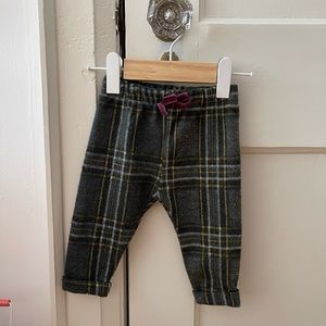 Zara plaid pants.
